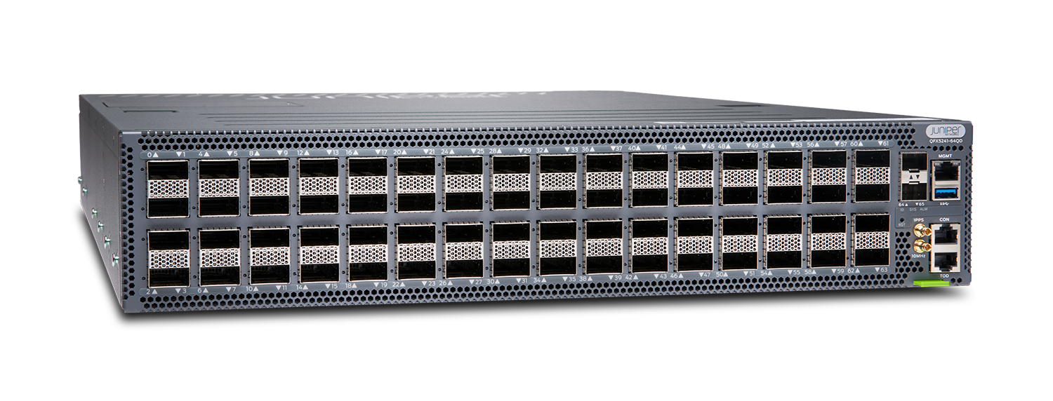 QFX5241-64QD 800GbE switch QFX5241-64QD 800GbE switch